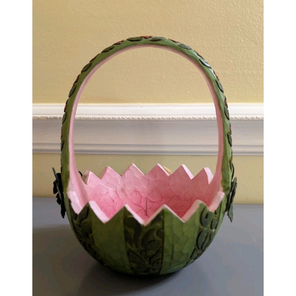 Jim Shore Watermelon Fruit Basket 4009234 Taste‎ Of Summers Goodness BASKET ONLY